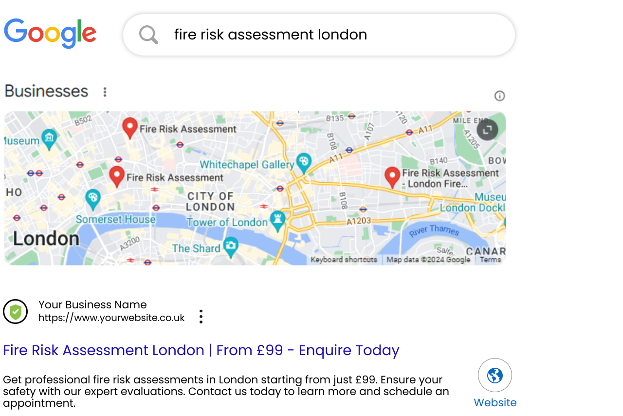 Fire Risk Assessment SEO